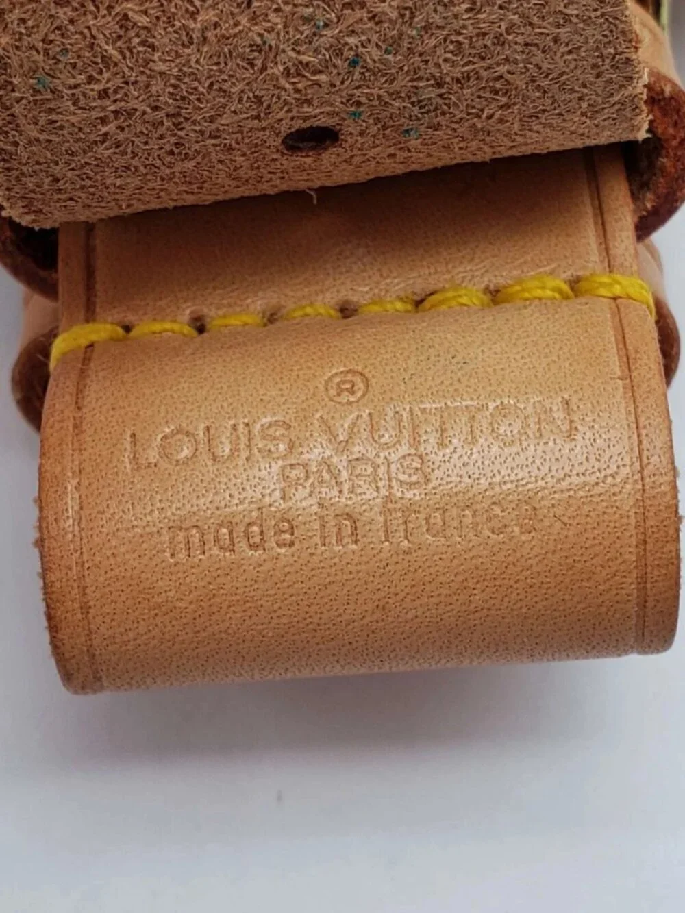 100% Authentic Louis Vuitton Name Tag / Luggage Tag with Gold Padlock - Picture 8 of 11